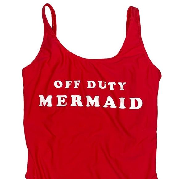 Hollister Swim Hollister Womens Red Medium One Piece Bathing Suit